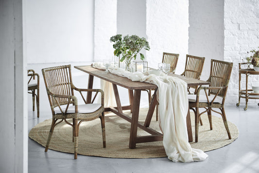 Reclaimed wood dining table