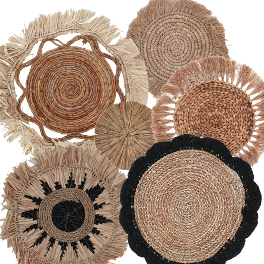 Set of 6 Kalea Bohemian Wall Decor