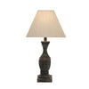 Gigi Linen Table Lamps with Wooden Bases