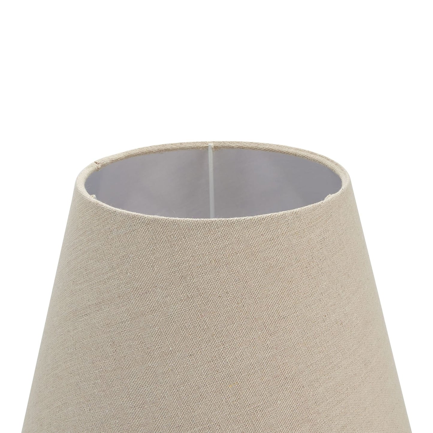 Gigi Linen Table Lamps with Wooden Bases