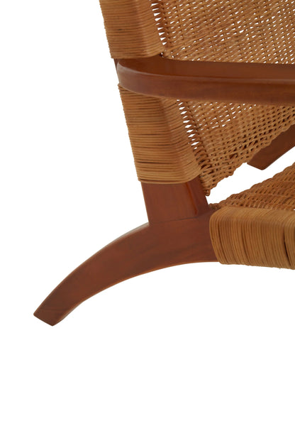 Rattan Woven Armchair