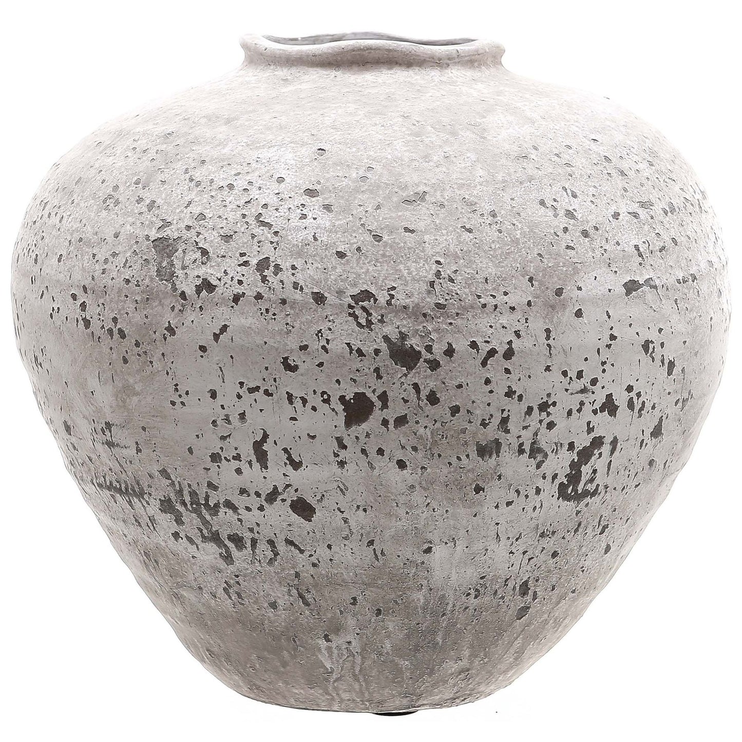 Rustic Textured Ceramic Stone Vase