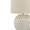 Serene Lattice Ceramic Table Lamp