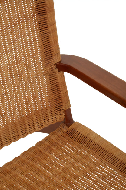 Rattan Woven Armchair