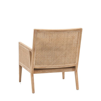 Lauriston Ash and Rattan Armchair