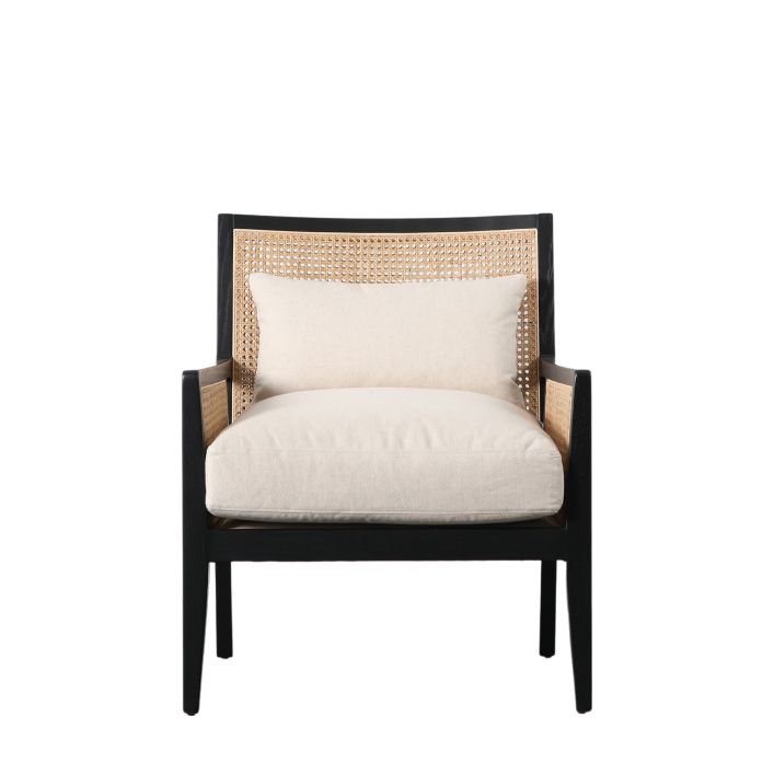 Lauriston Ash and Rattan Armchair