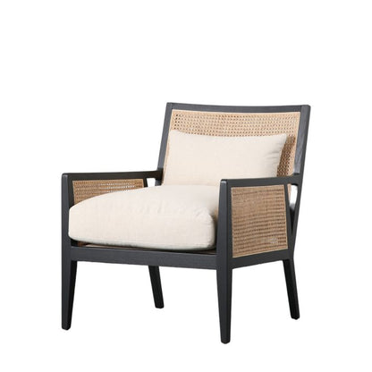 Lauriston Ash and Rattan Armchair