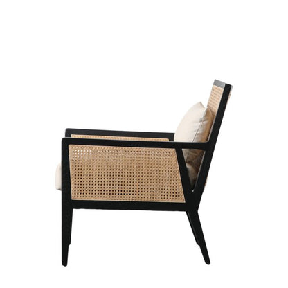 Lauriston Ash and Rattan Armchair