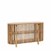 Acacia Wood Slatted Sideboard 140cm | Natural