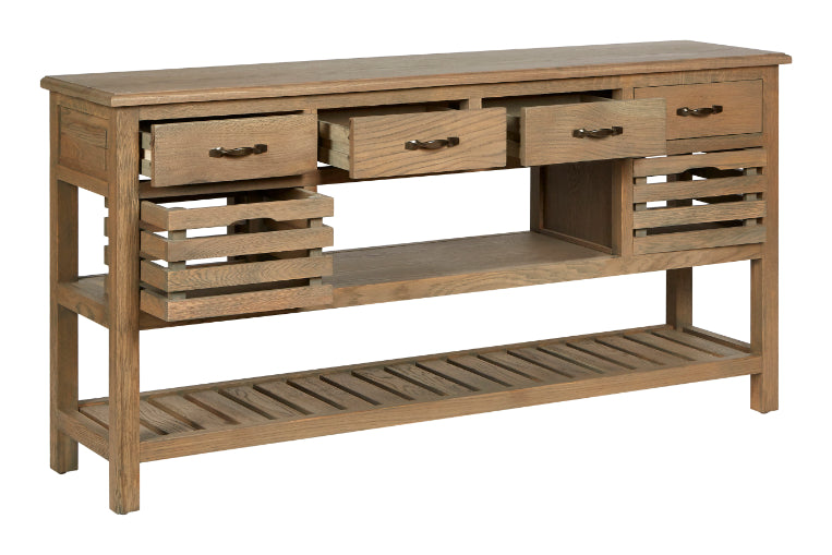 Hemel Rustic American Oak Sideboard 160cm