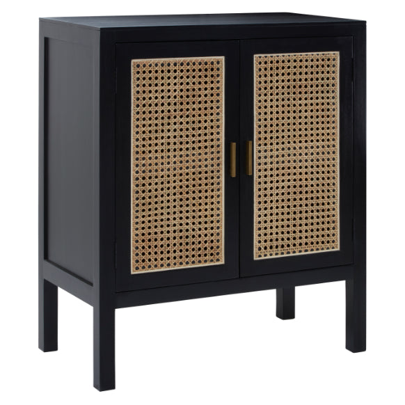 Frida 2-Door Small Rattan Sideboard 75cm