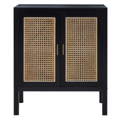 Frida 2-Door Small Rattan Sideboard 75cm