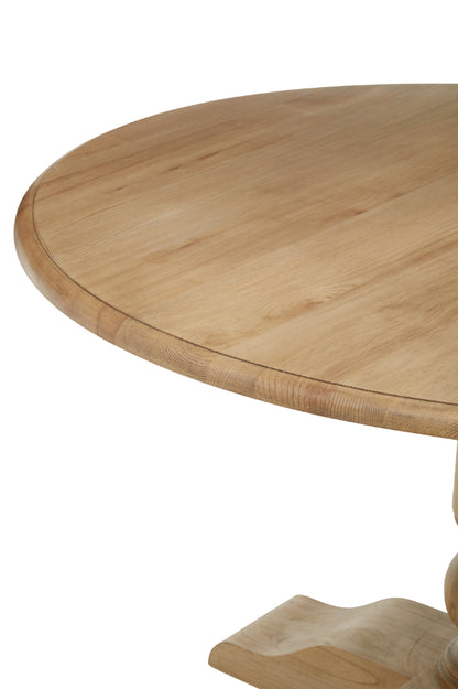 Montana Light Oak Round Dining Table 127cm