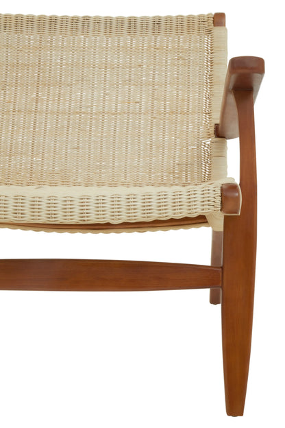 Rattan Woven Armchair