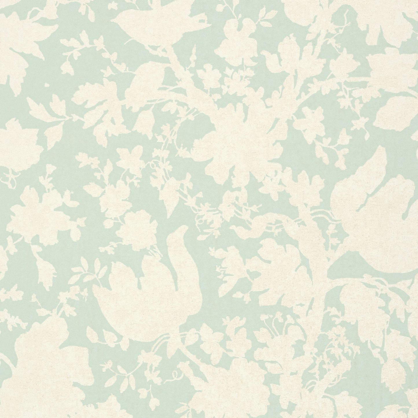 Anna French Garden Silhouette Wallpaper Aqua AT6042