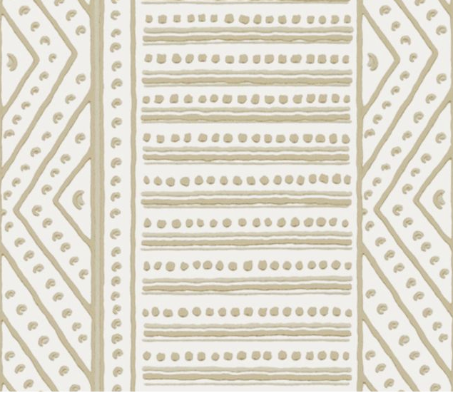 Anna French Montecito Stripe Wallpaper Beige AT78719