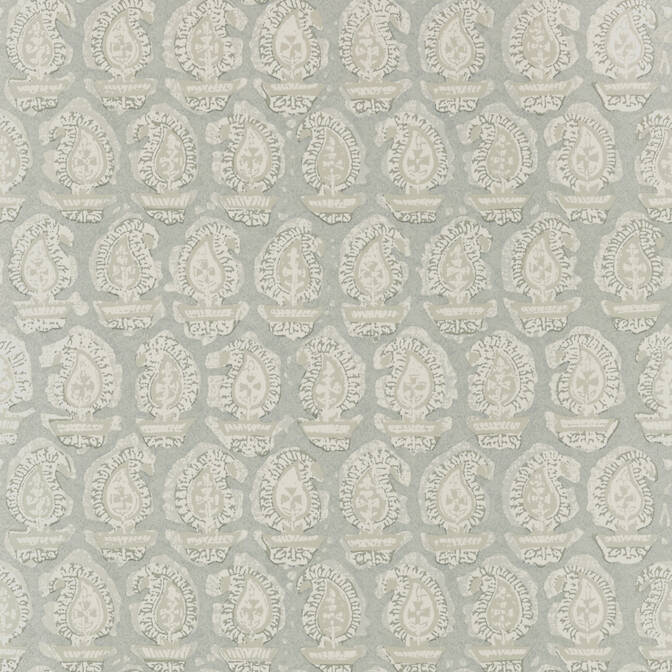 Anna French Gada Paisley Wallpaper Grey AT78749