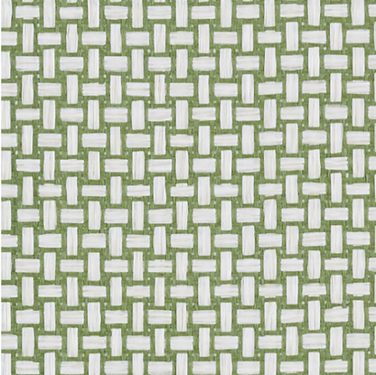 Thibaut Paramount Baker Weave Wallpaper Green T2939