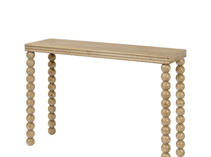 Bedwin Oak Bobbin Console Table