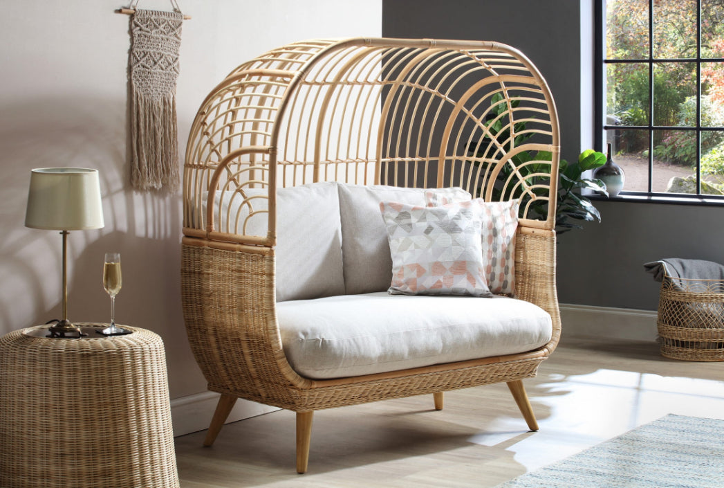 Arch 2-Seater Wicker Sofa