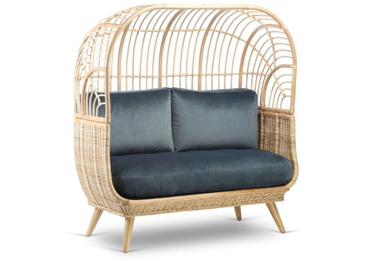 Arch 2-Seater Wicker Sofa