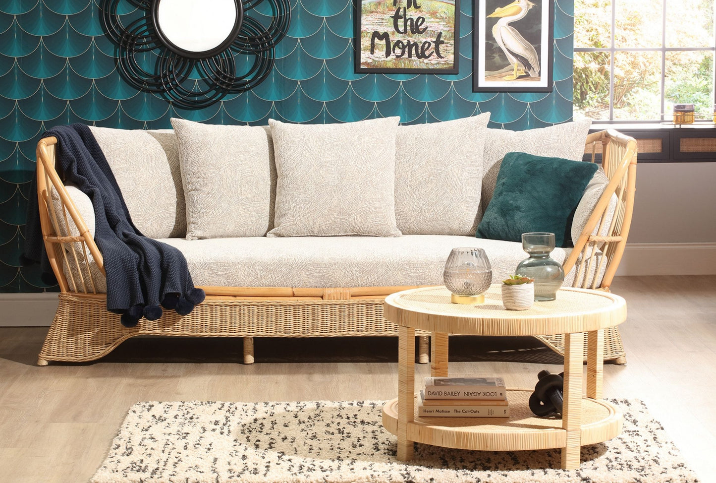 Gypsy 3-Seater Rattan Sofa