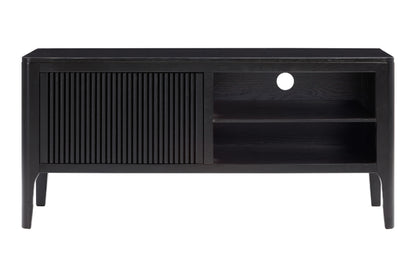 Aria Contemporary Ribbed Oak TV Unit 120cm