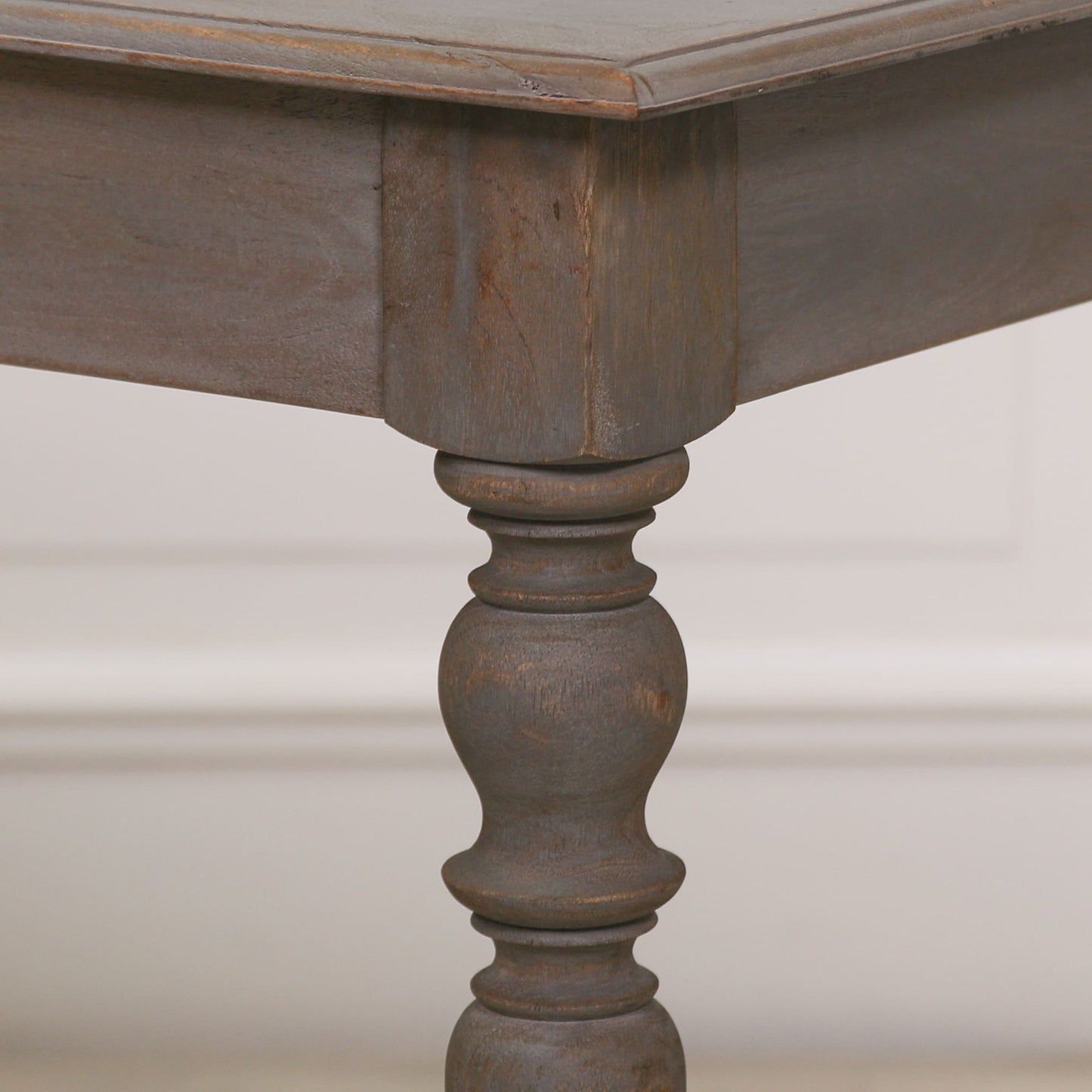 Bramley Rustic Column-Legs Console Table 200cm