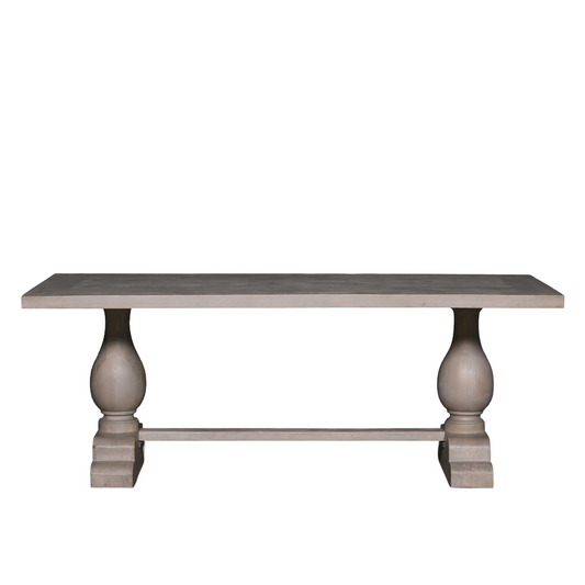 Daphne Rustic Bleached Rectangular Dining Table in 210cm or 260cm