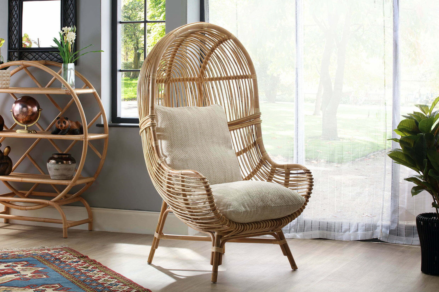 Cocoon Rattan Lounge Chair