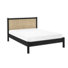 Reese Scandi Rattan Bed 135cm or 150cm