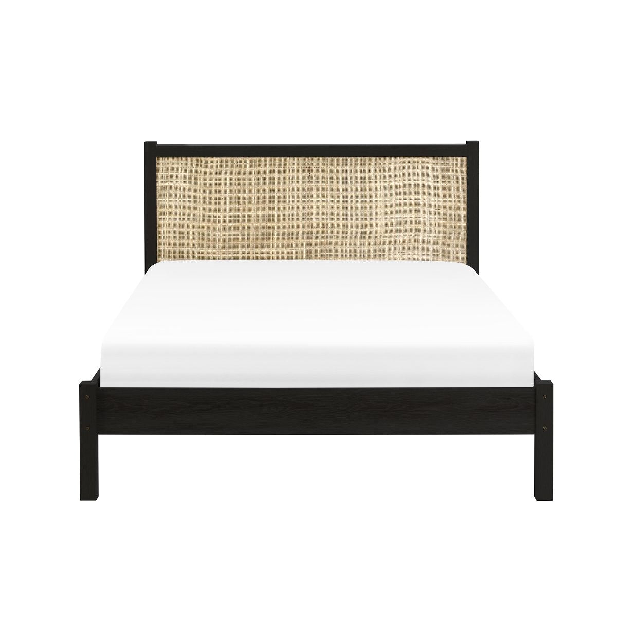 Reese Scandi Rattan Bed 135cm or 150cm