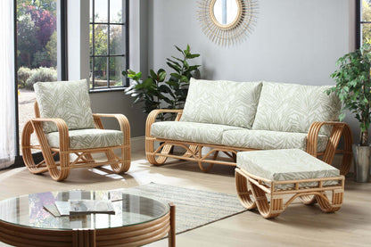 Edda 3-Seater Wicker Sofa