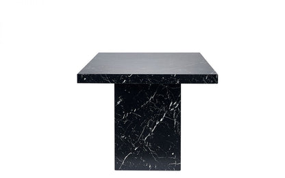 Roma Marble-Effect Dining Table 180cm in Black or White