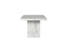 Roma Marble-Effect Dining Table 180cm in Black or White