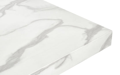 Roma Marble-Effect Dining Table 180cm in Black or White