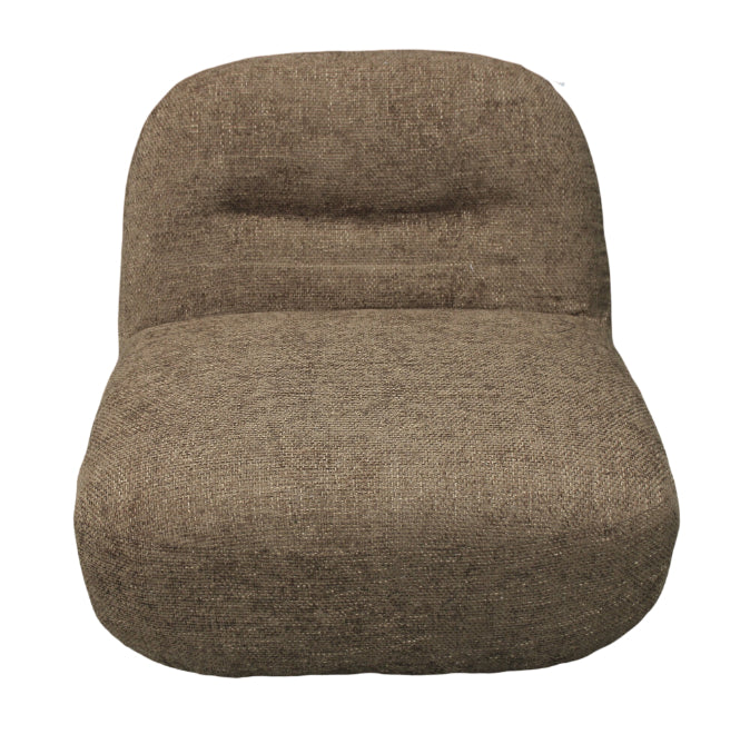 Sienne Oversized Swivel Chair in Boucle