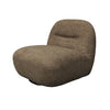 Sienne Oversized Swivel Chair in Boucle