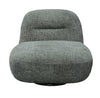 Sienne Oversized Swivel Chair in Boucle