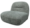 Sienne Oversized Swivel Chair in Boucle