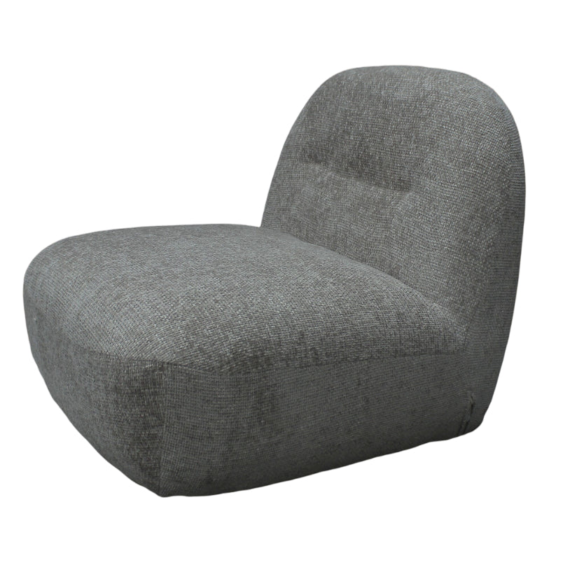 Sienne Oversized Swivel Chair in Boucle