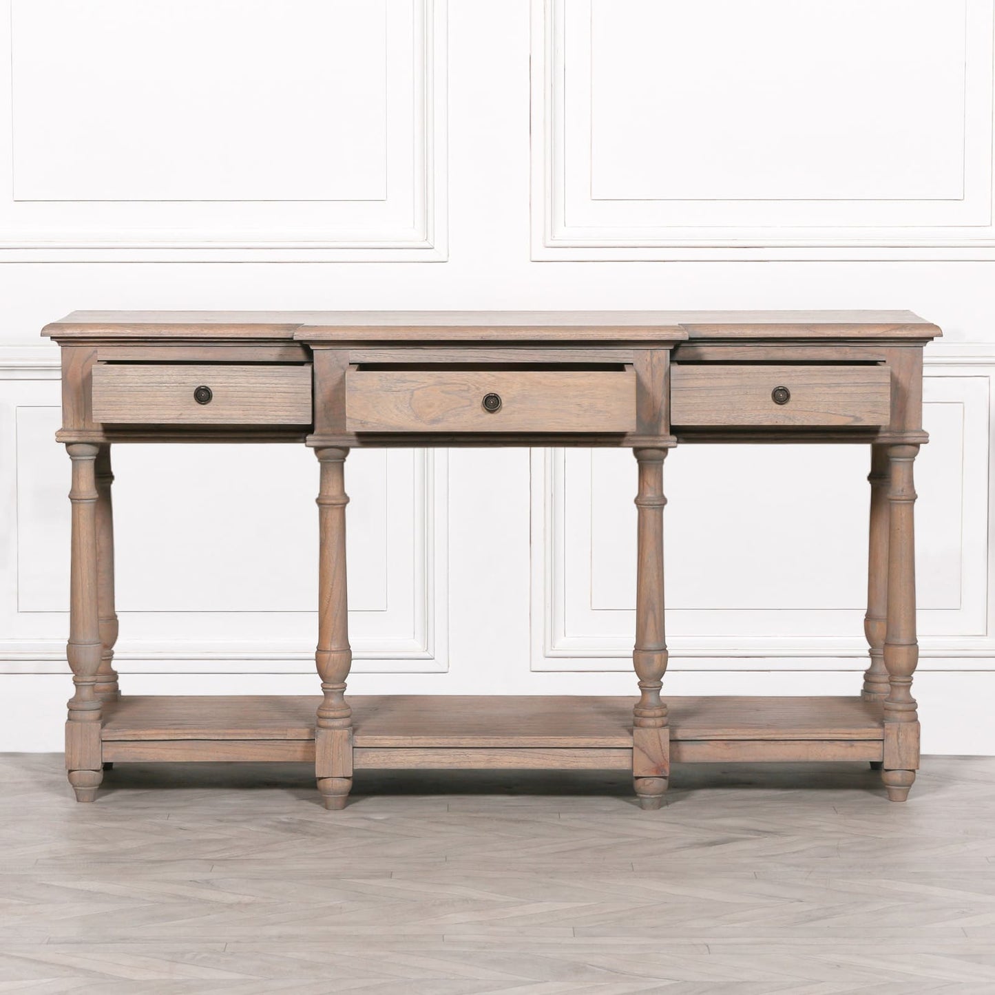 Alienor White Cedar Breakfront Console Table 152cm