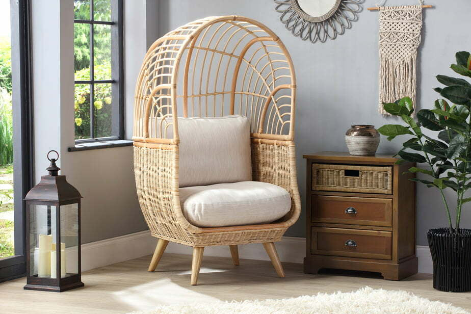 Arch Wicker Lounge Chair