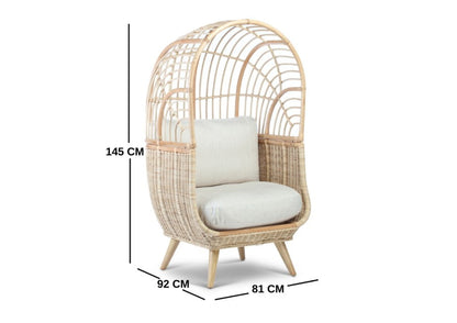 Arch Wicker Lounge Chair