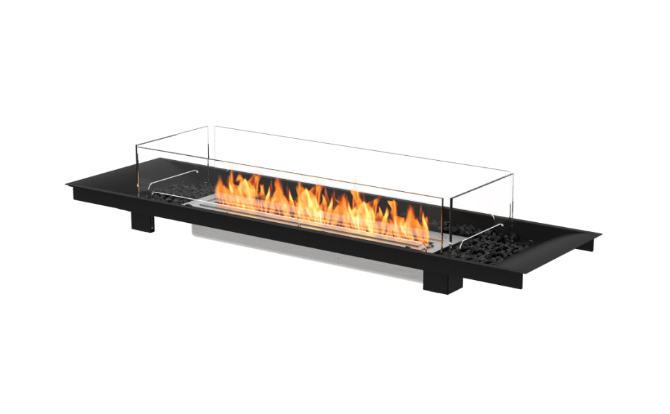 Linear Curved 65 Built-in Bioethanol Fire Pit Insert