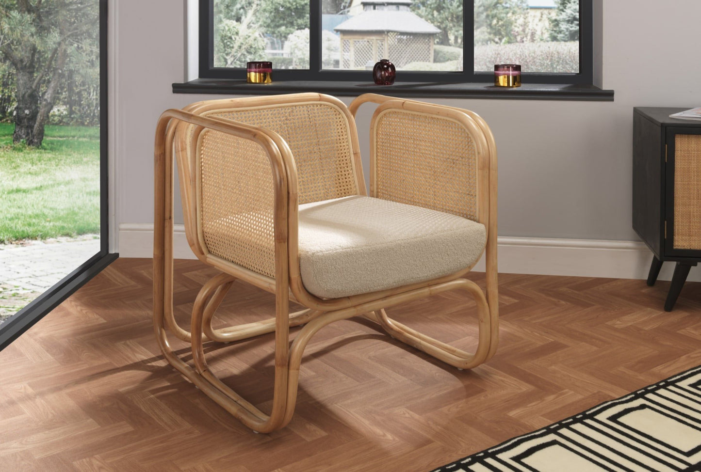 Annika Rattan Accent Chair