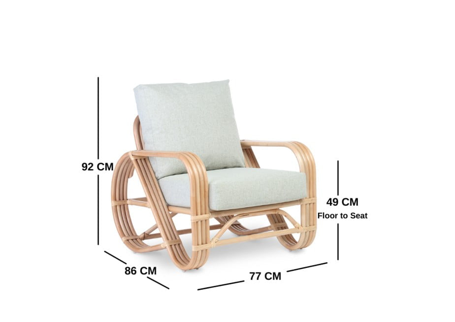 Edda Wicker Armchair