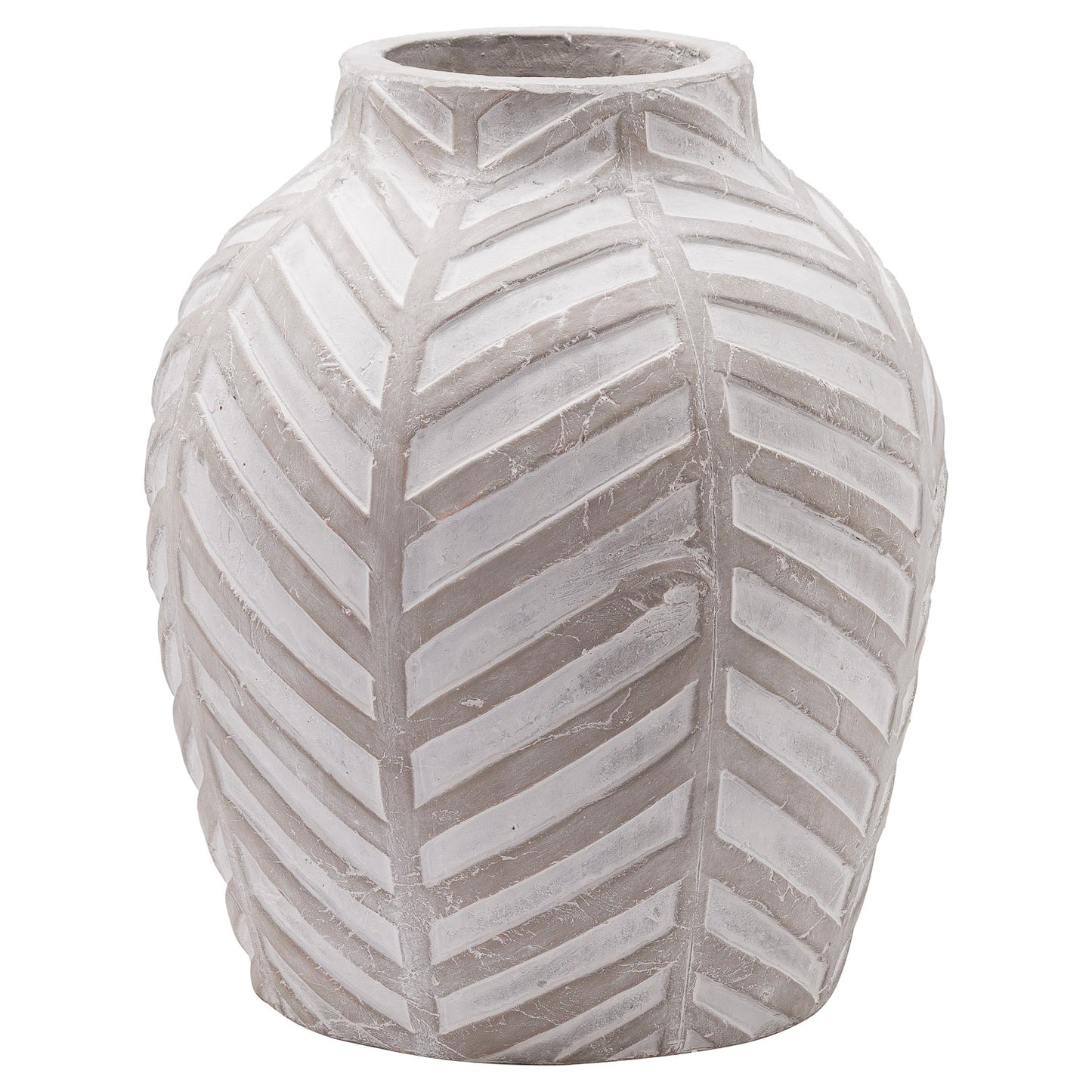 Textured Ceramic Stone Vase