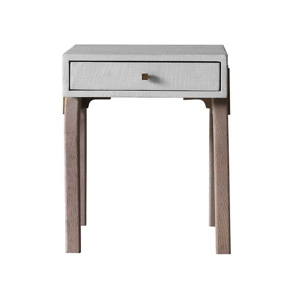 DI Designs Laverstoke Bedside Table | White