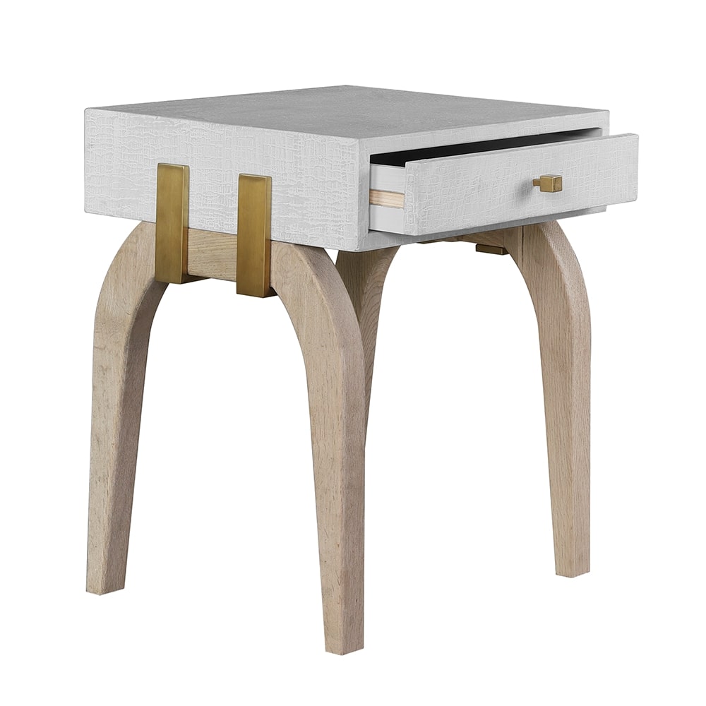 DI Designs Laverstoke Bedside Table | White